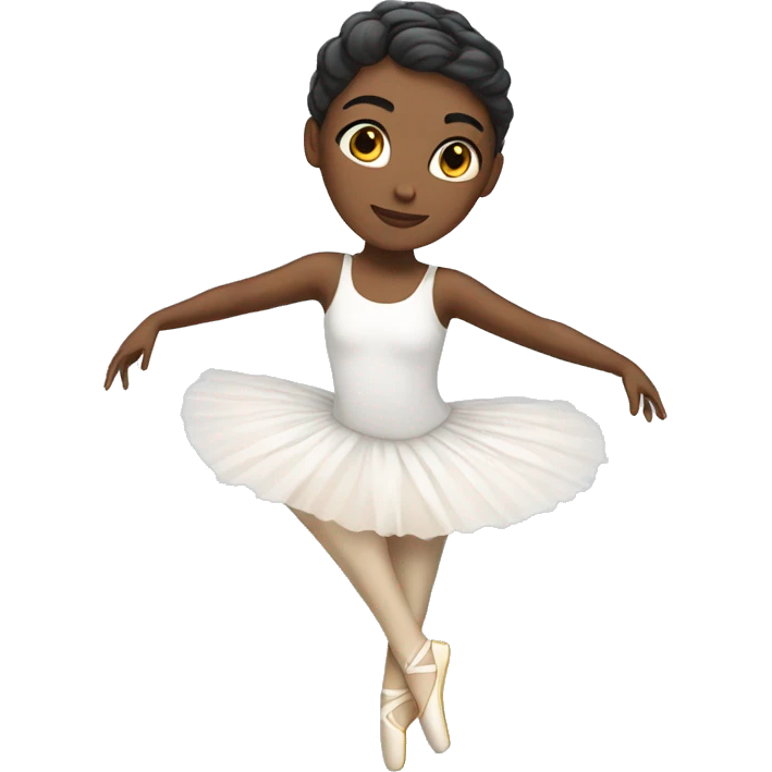 White ballerina emoji