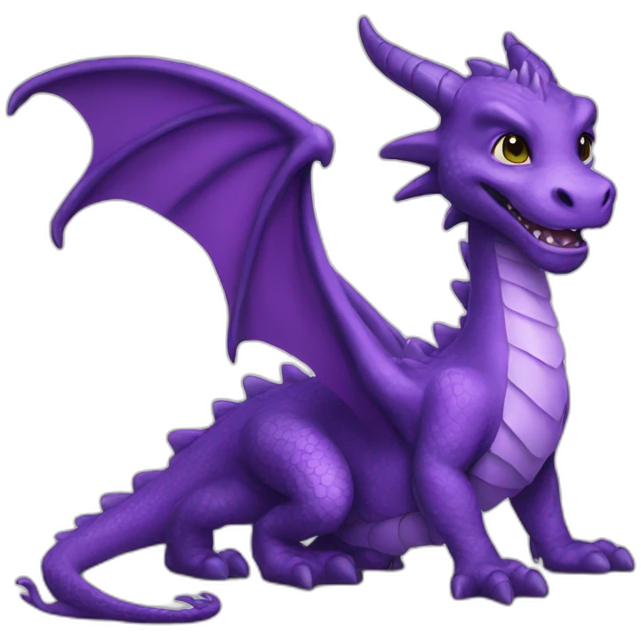 Dragon violet emoji