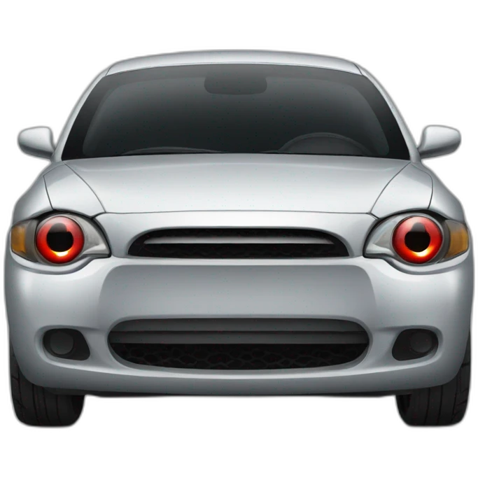 Car red eyes  emoji