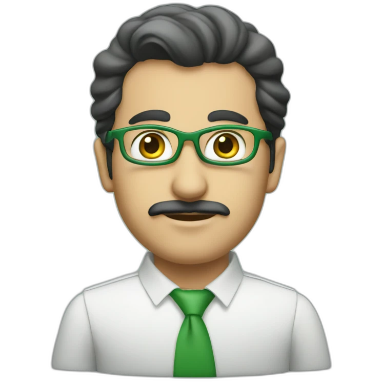 Saudi expert and import bank green emoji