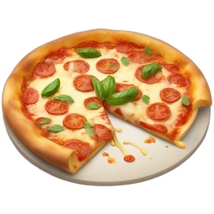 margarita pizza very beutiful amazing emoji