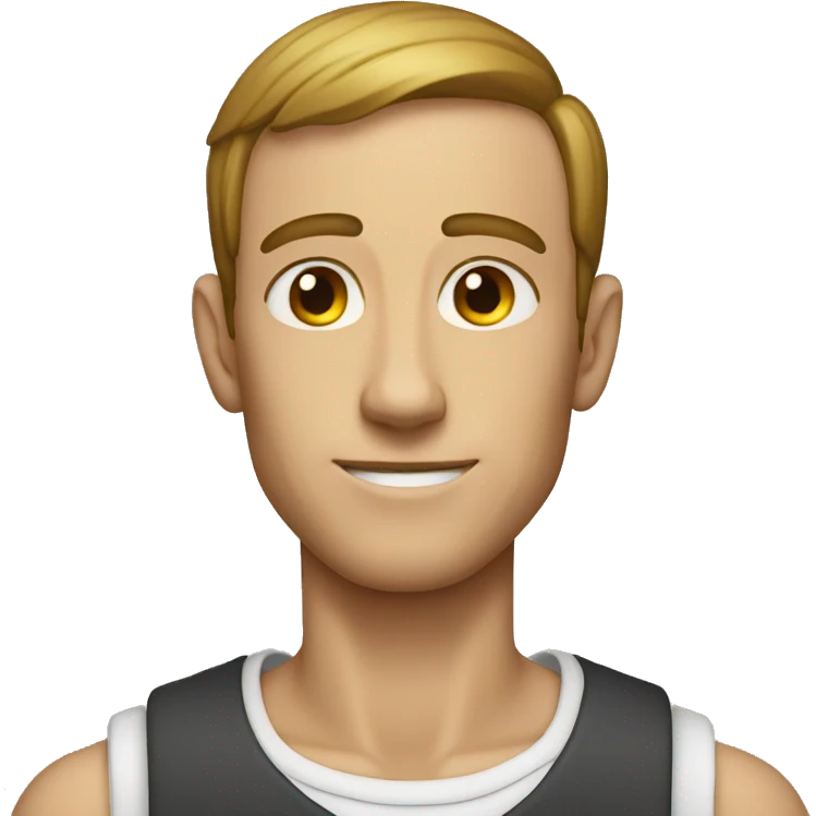 very skinny man emoji