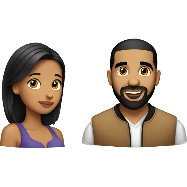 drake and girl emoji