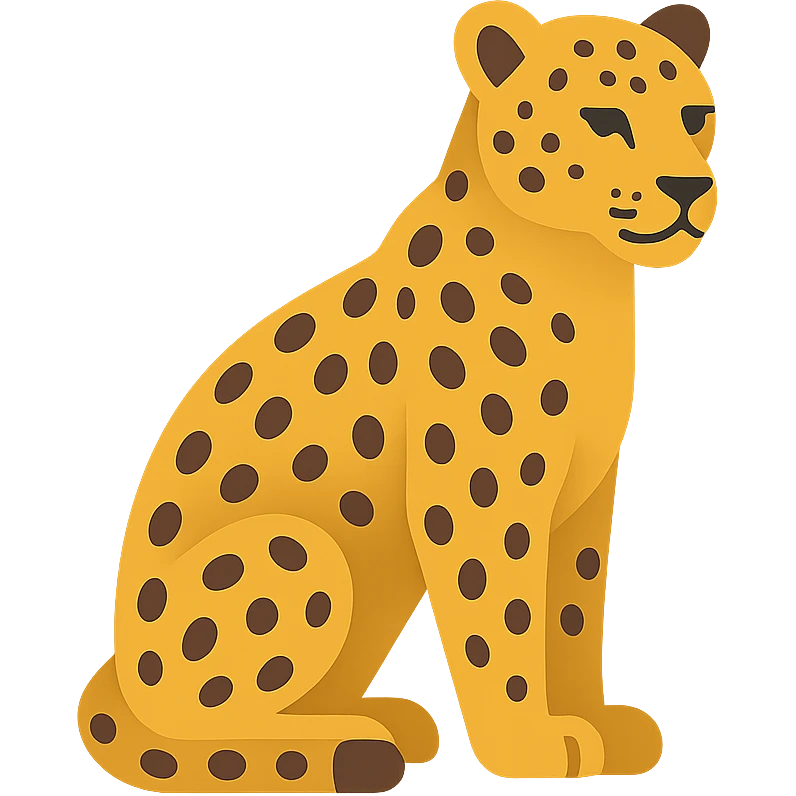 Leopard emoji