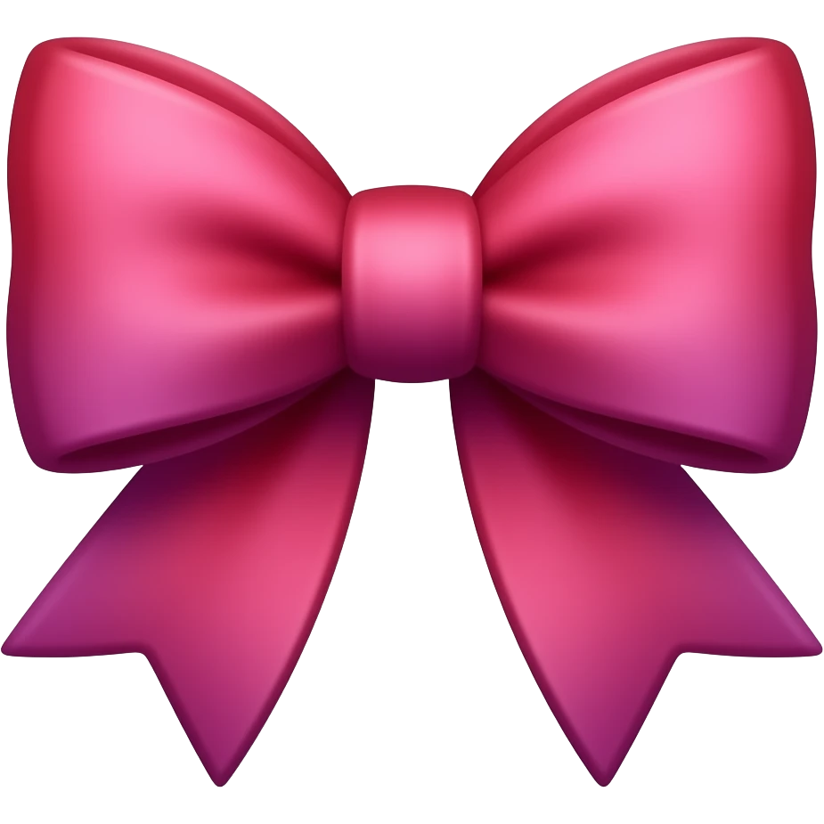 I want 🎀 in red snd purple color emoji