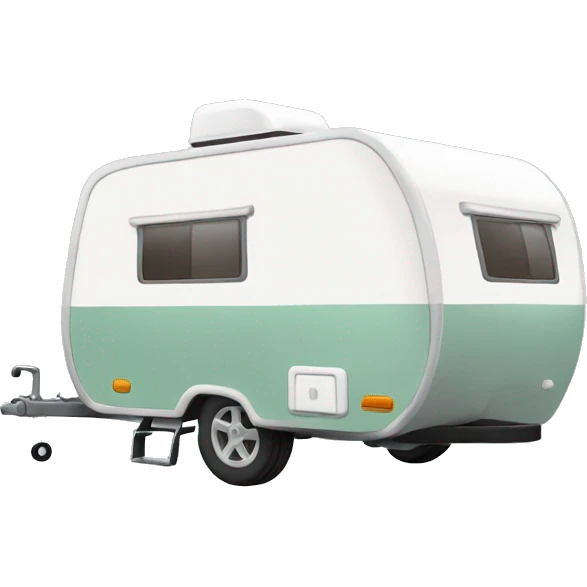 White Camper  emoji