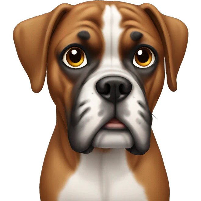 Boxer dog emoji