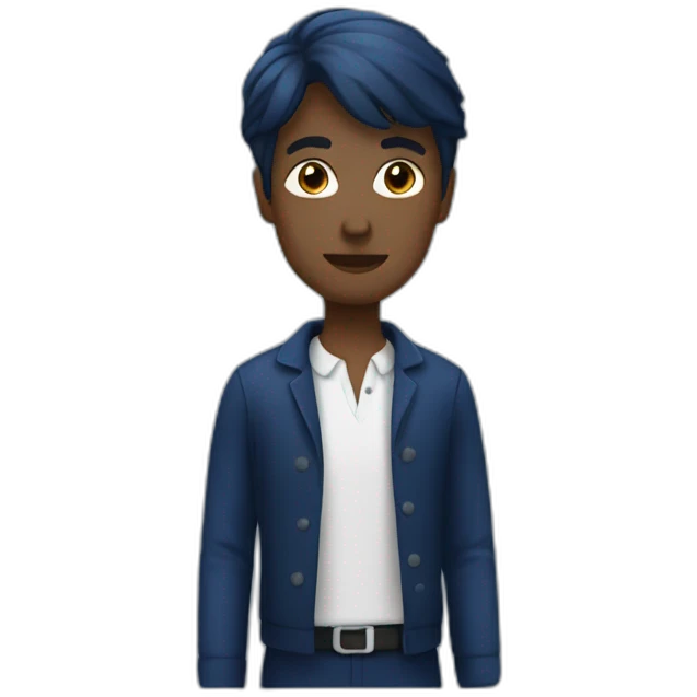 Stakeholder dark blue outfit emoji