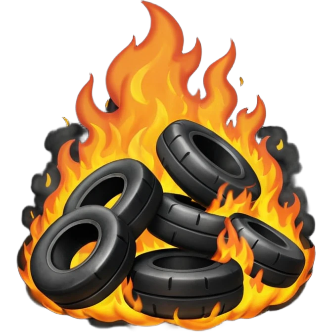 Lastik yakma emoji
