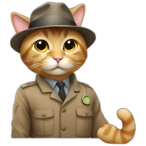 Cat investigator emoji