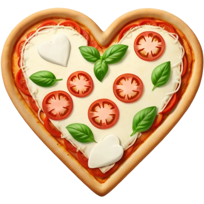 margarita pizza heart emoji
