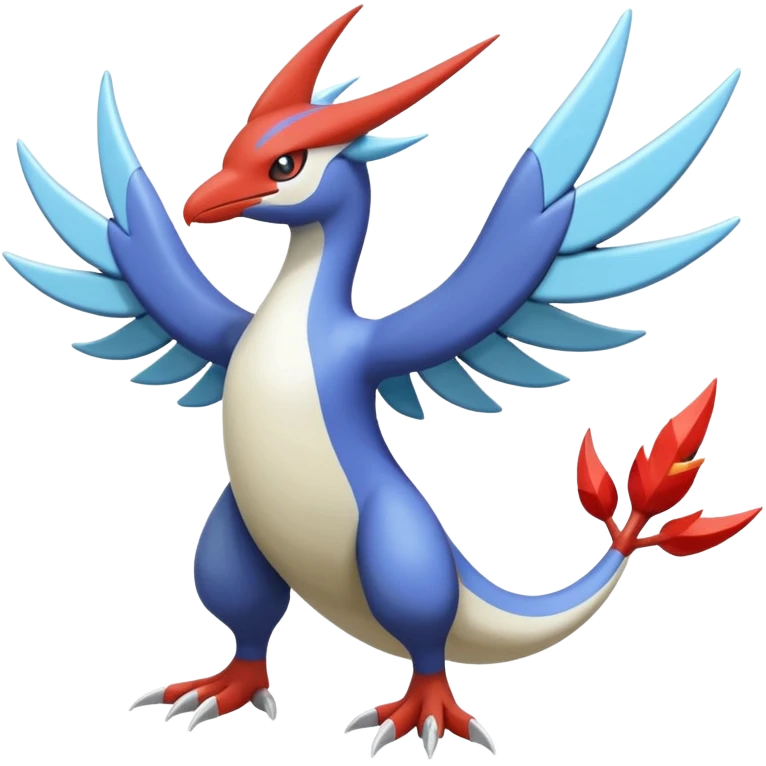 Latios-Inteleon-Lunala-Blaziken-Cresselia-Pokémon-Fakémon-fusion (full body) emoji