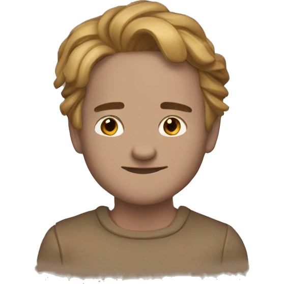 коричневый пудель emoji