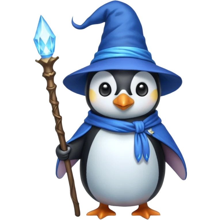 Penguin Wizard emoji