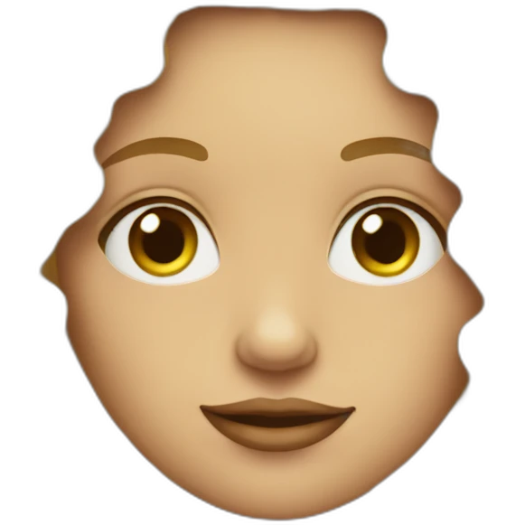 Rubia rizos hippie emoji