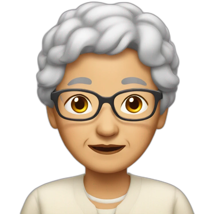asian grandma emoji
