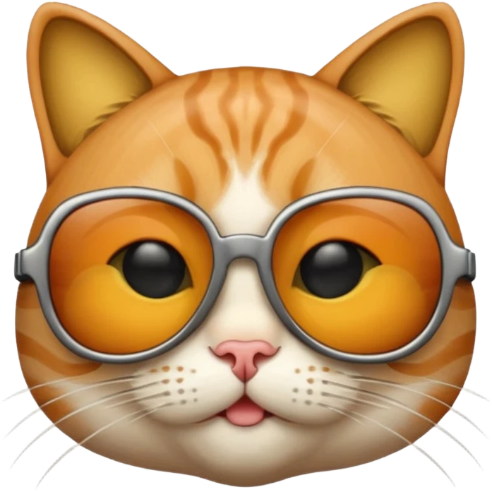 Cat wearing sunglasses emoji