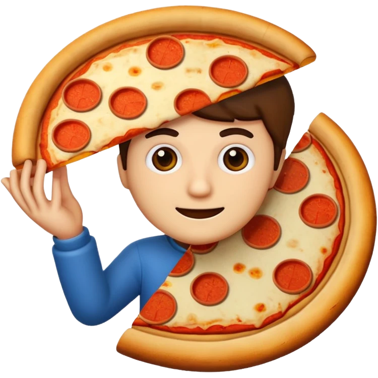 italian emoji person with pizza emoji