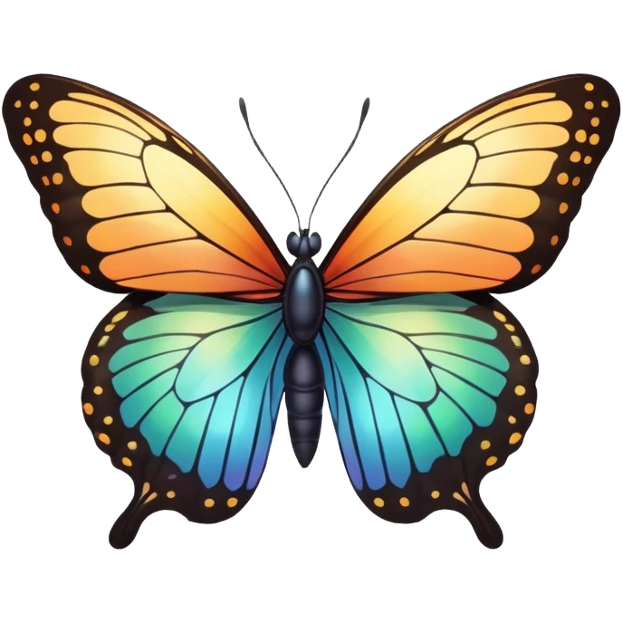Butterfly transition emoji
