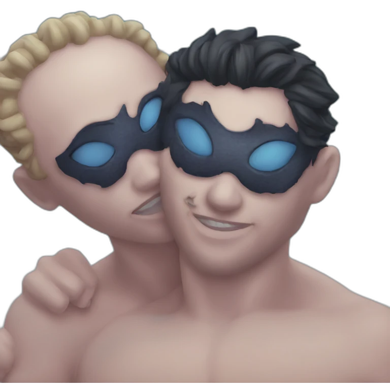 Kiss demon swimming emoji
