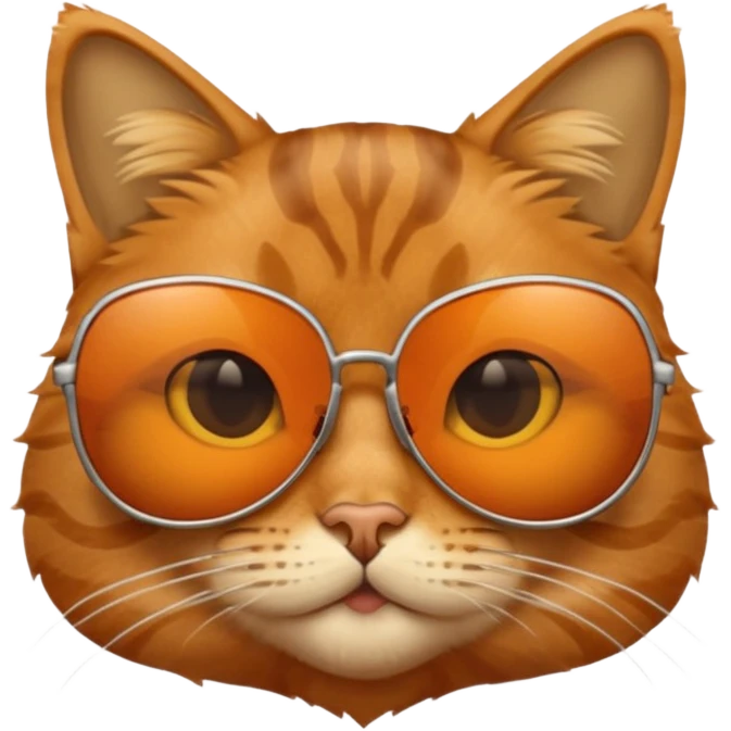 Cat wearing sunglasses emoji