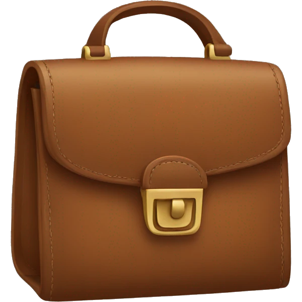 Brown purse emoji