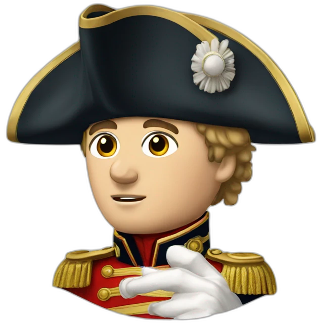 Napoleon in war emoji