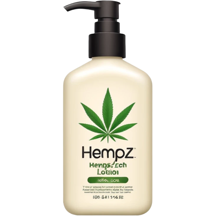 Realistic "Hempz" brand emoji