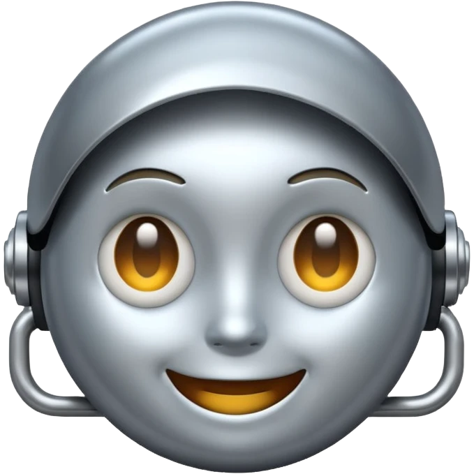 Generate a realistic emoji of AI learning something emoji