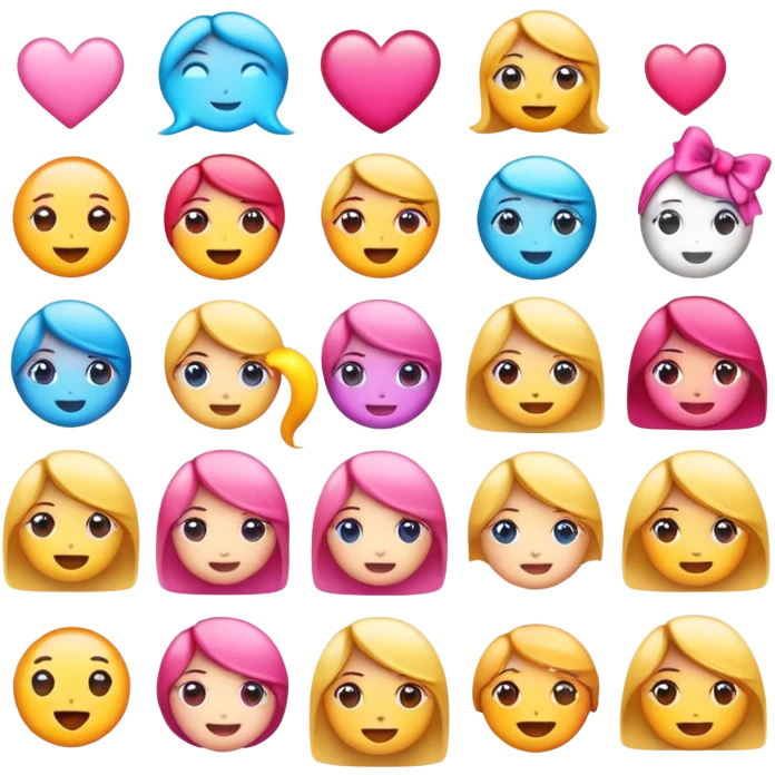 Girly Emojis emoji