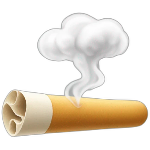 Joint avec de la fumée emoji