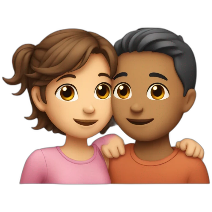 Boy with girl loves each other  emoji
