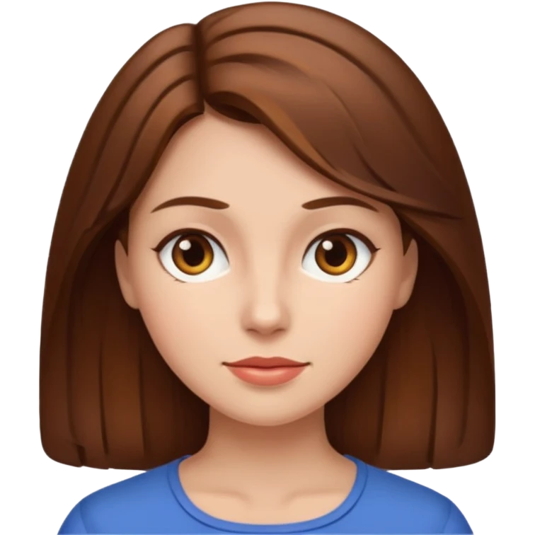 person woman brownhair fullbody emoji