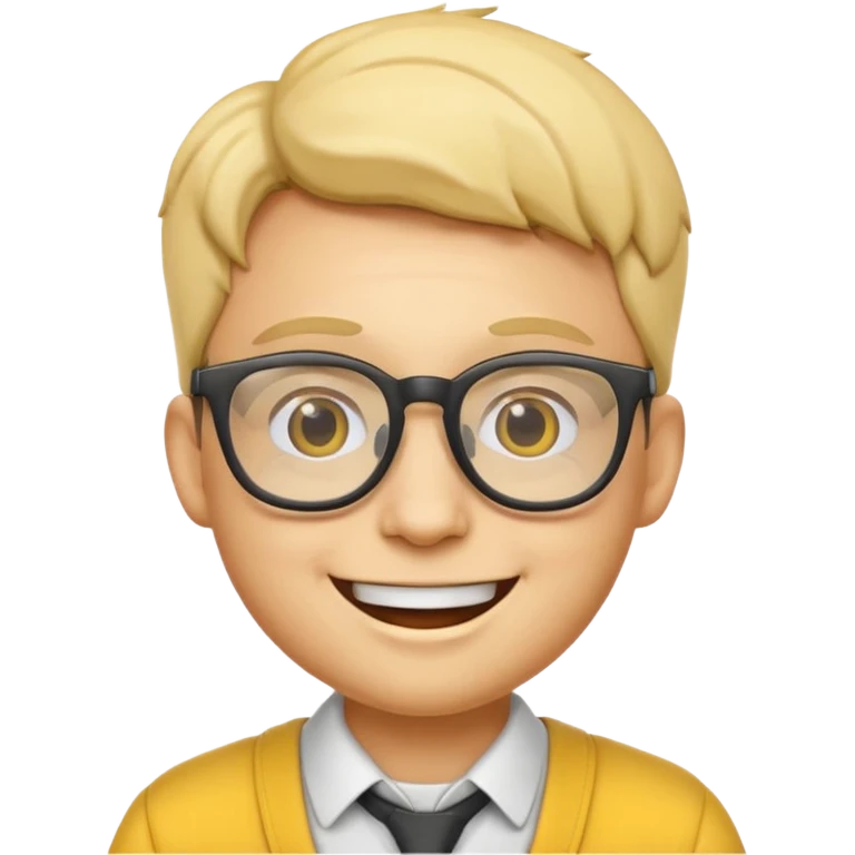 happy nerd emoji emoji