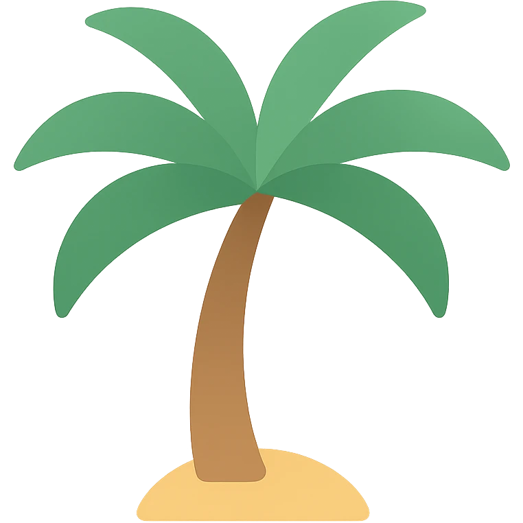 palm tree emoji emoji