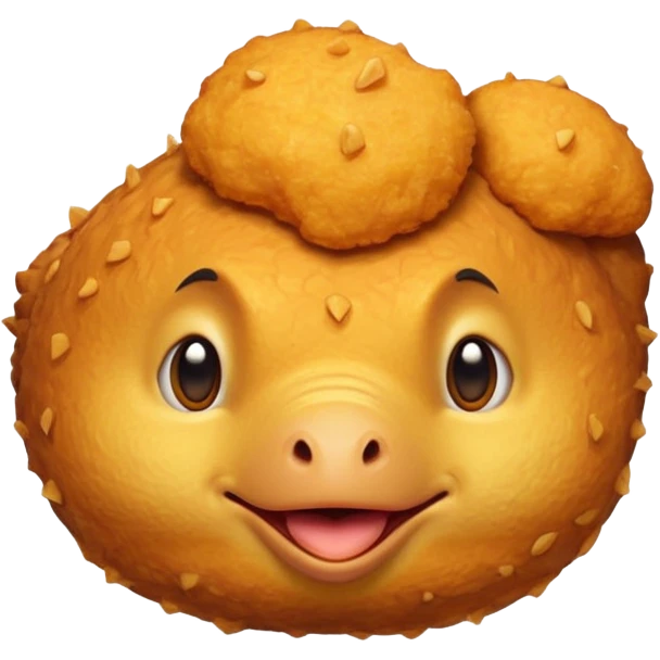 dinosaur chicken nugget emoji