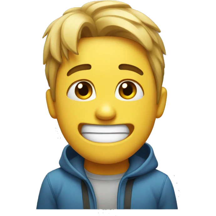 happy but crying emoji