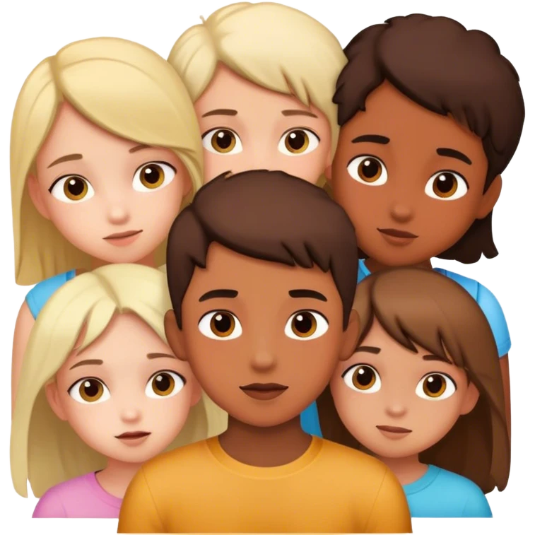 Boy surrounded by girls  emoji