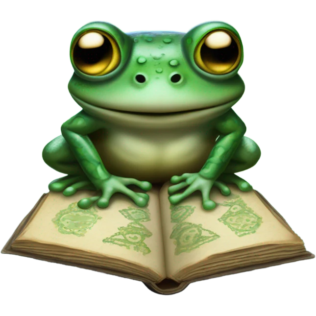 Frog as Occult sorcerer  emoji