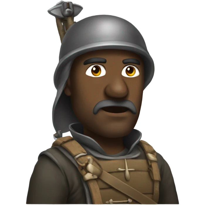 Man at war emoji