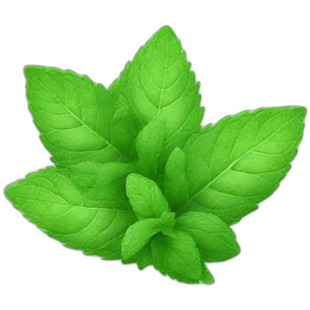 mint leaf emoji