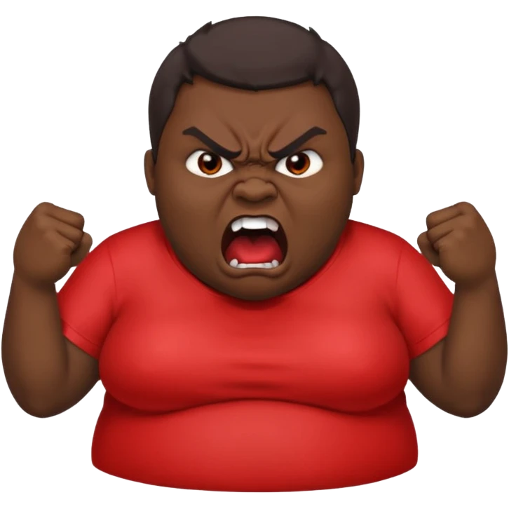 gum tsion emoji very not nice rude shouting ragebaiter fat ugly emoji