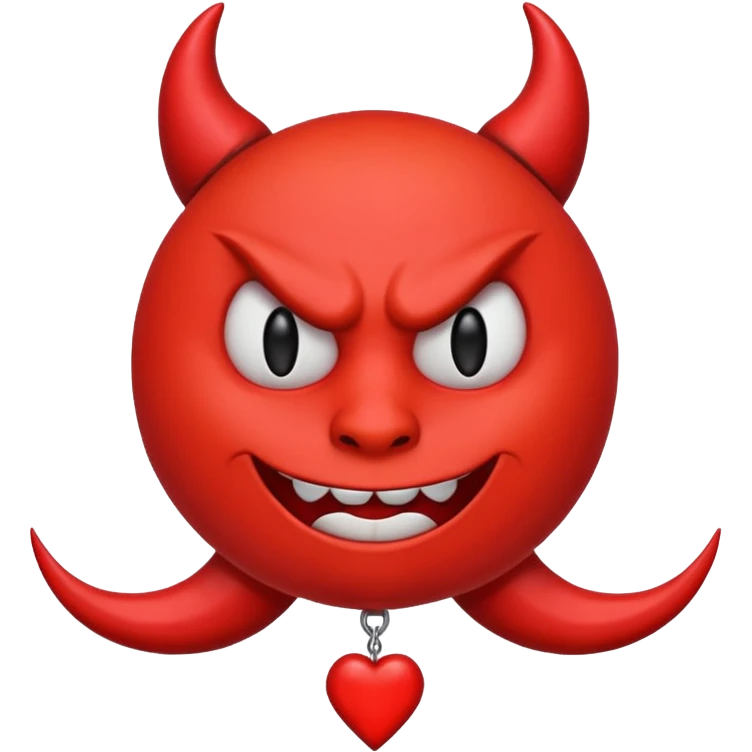 Devil emoji with a g-string on emoji