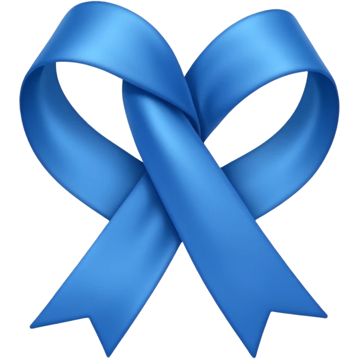 Blue ribbon emoji