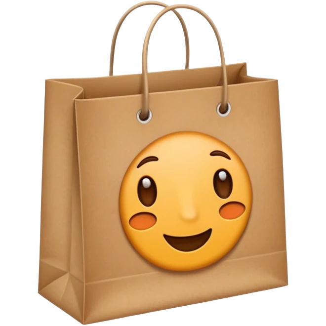 Bolsa de compras emoji