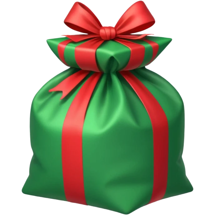 Christmas gift sack opened emoji