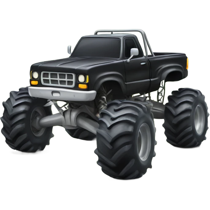 Grave digger monster truck emoji