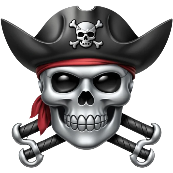 Las vegas raiders pirate logo  emoji