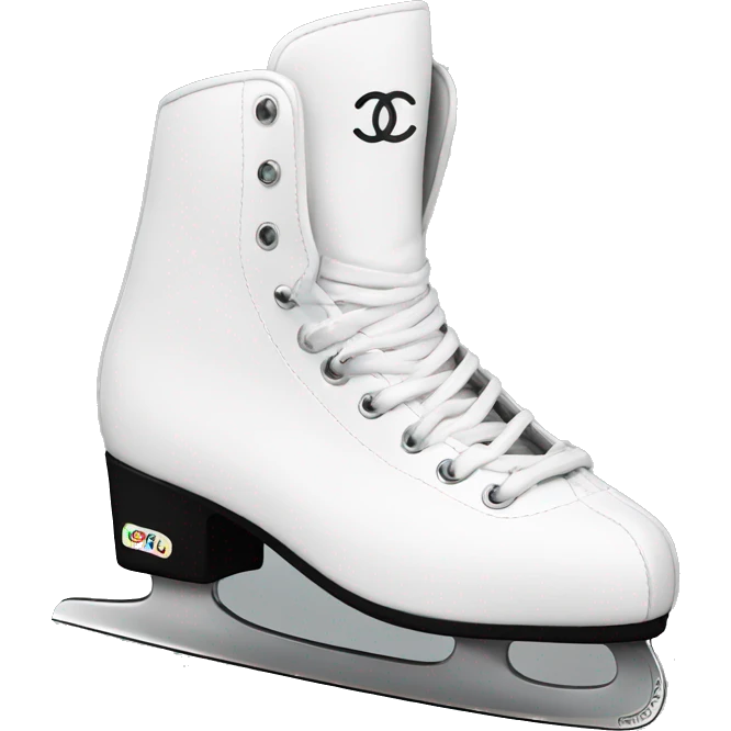 Chanel logo Figure skates emoji