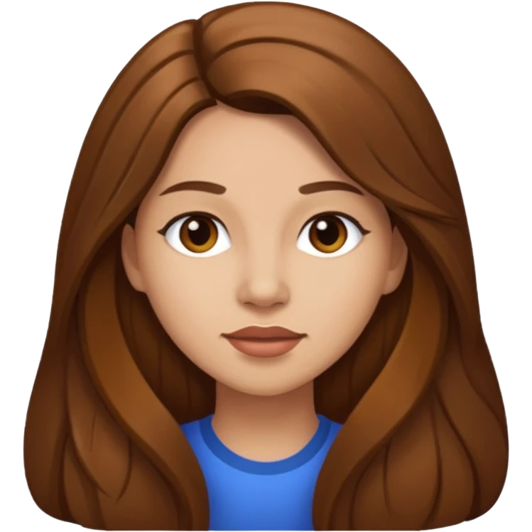 Aundrea Fimbres with long brown hair, light skin emoji